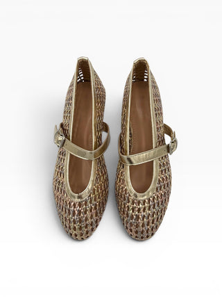 Ballerina Intrecciata oro|Colore:Oro