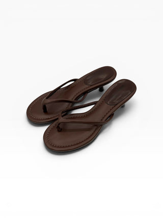 Sandalo Infradito Kitten marrone|Colore:Marrone