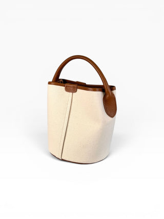Secchiello Pelle camel|Colore:Camel