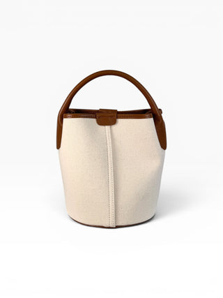 Secchiello Pelle camel|Colore:Camel