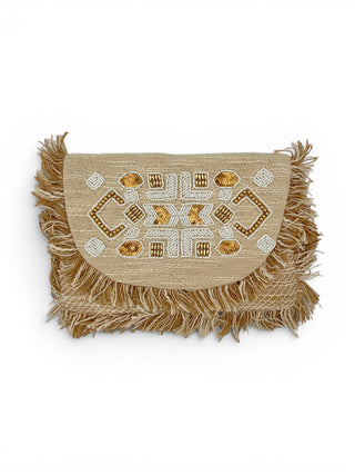 Clutch Frange oro|Colore:Oro