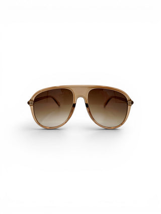 Occhiali Aviator beige|Colore:Beige