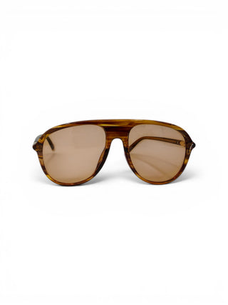 Occhiali Aviator cuoio|Colore:Cuoio