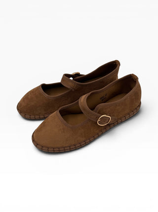 Friulana in Suede con Laccio moka|Colore:Moka