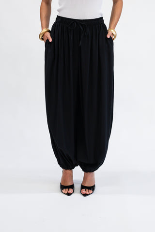 Pantalone Balloon nero|Colore:Nero
