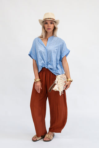 Blusa Sangallo Celeste|Colore:Celeste