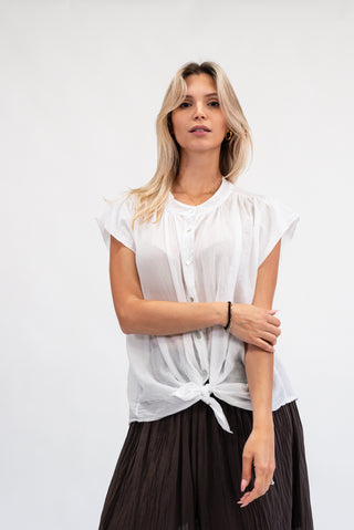 Camicia Nodo bianco|Colore:Bianco