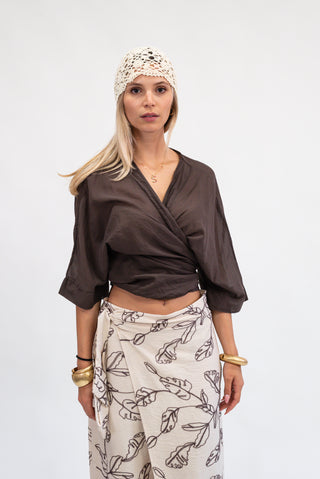 Camicia Nodo moro|Colore:Moro