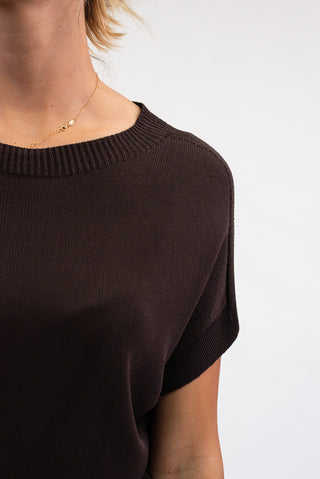 Maglia Viscosa Basic moro|Colore:Moro