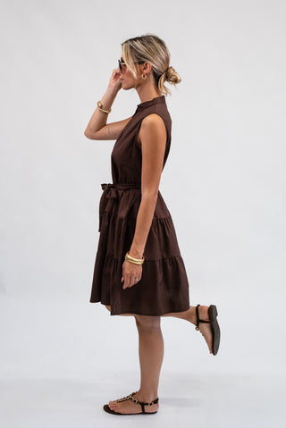 Abito Midi con Fiocco moro|Colore:Moro