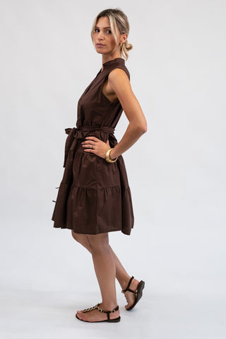 Abito Midi con Fiocco moro|Colore:Moro