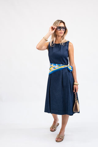 Abito Midi Denim jeans|Colore:Jeans