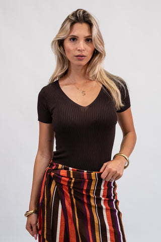 Maglia Costine  Moro|Colore:Moro