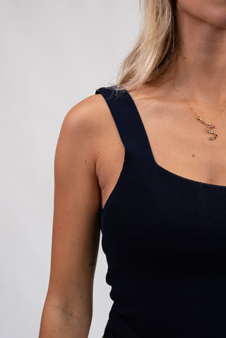Canotta Costine Basic Blu|Colore:Blu