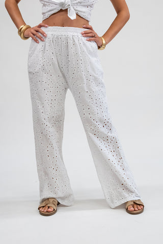 Pantalone Sangallo bianco|Colore:Bianco