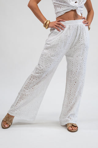Pantalone Sangallo bianco|Colore:Bianco