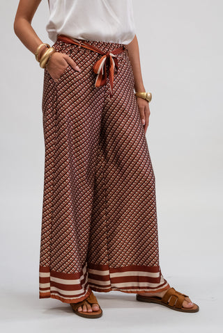 Pantalone Fantasia coccio|Colore:Coccio