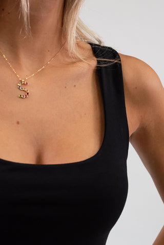 Top Basic nero|Colore:Nero