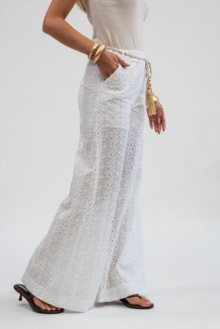 Pantalone Palazzo Sangallo Bianco|Colore:Bianco