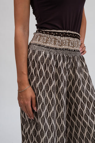 Pantalone Piume moro/panna|Colore:Moro/panna