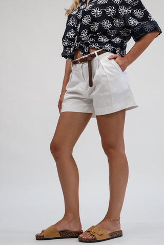 Shorts Cintura bianco|Colore:Bianco