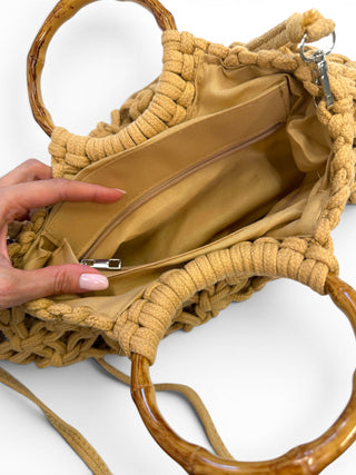 Borsa Bamboo Small camel|Colore:Camel