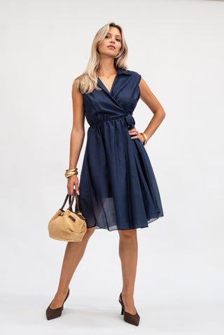 Abito Corto Portafoglio blu|Colore:Blu