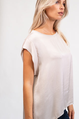Blusa Viscosa Glitter beige|Colore:Beige