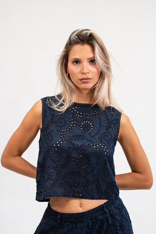 Completo Sangallo blu|Colore:Blu
