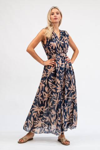 Abito beige/blu|Colore:Beige/blu