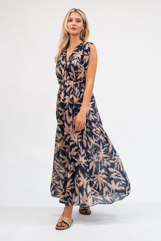 Abito beige/blu|Colore:Beige/blu