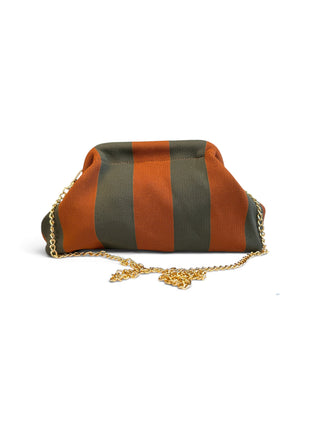 Clutch Righe in Maglia movmil|Colore:Movmil