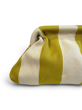 Clutch Righe in Maglia voliva/beige|Colore:Voliva/beige