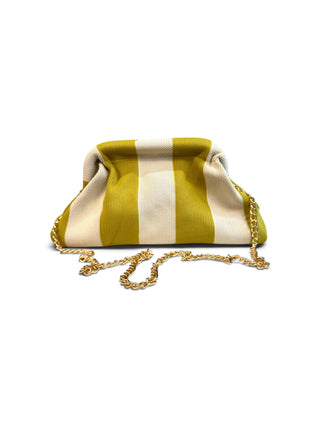 Clutch Righe in Maglia voliva/beige|Colore:Voliva/beige