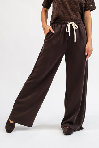 Pantalone Jogger Palazzo moro|Colore:Moro