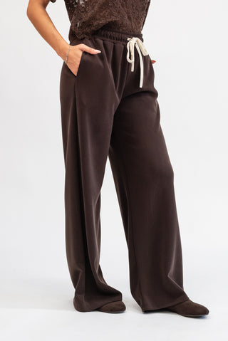 Pantalone Jogger Palazzo moro|Colore:Moro