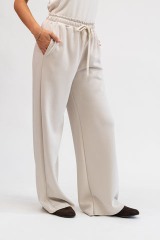 Pantalone Jogger Palazzo beige|Colore:Beige