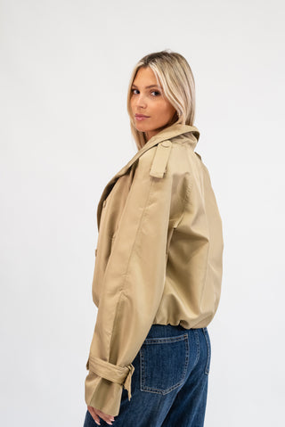 Trench Corto beige|Colore:Beige