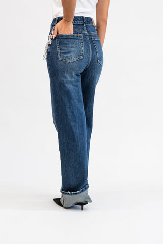Jeans Wideleg Gioiello jeans|Colore:Jeans