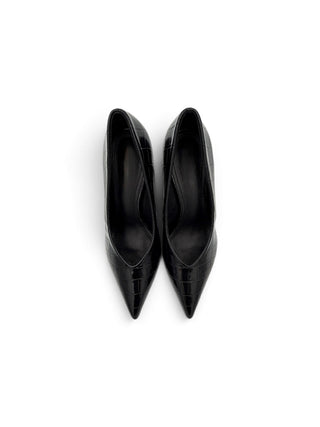 Décolleté Pitonata nero|Colore:Nero