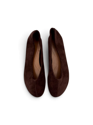 Ballerina Suede moro|Colore:Moro