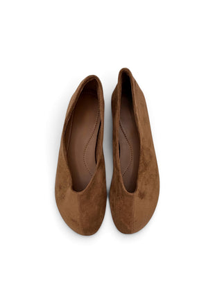Ballerina Suede moka|Colore:Moka