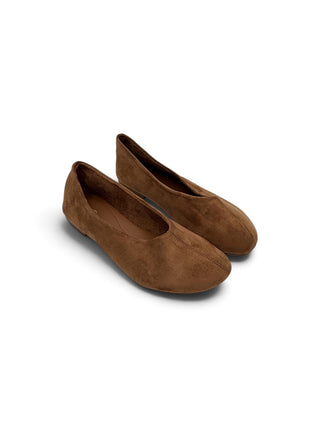 Ballerina Suede moka|Colore:Moka
