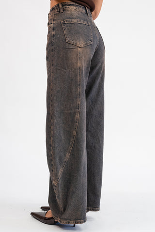 Jeans Barrel ruggine|Colore:Ruggine