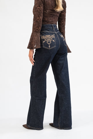 Jeans Tasche Ricamate jeans|Colore:Jeans