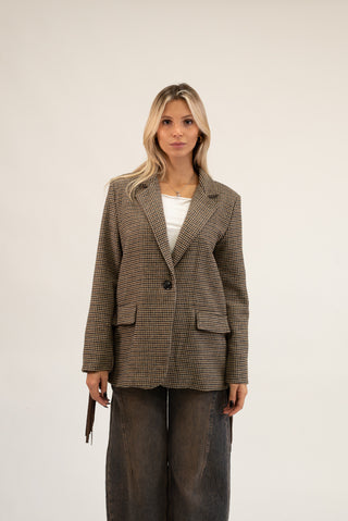 Blazer con Frange moro|Colore:Moro