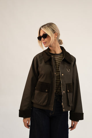 Giubbotto Country verde militare|Colore:Verde militare