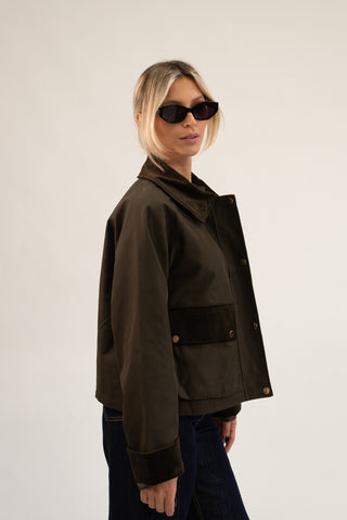 Giubbotto Country verde militare|Colore:Verde militare