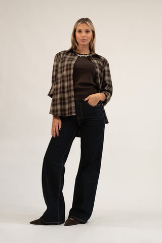 Camicia Quadri moro|Colore:Moro