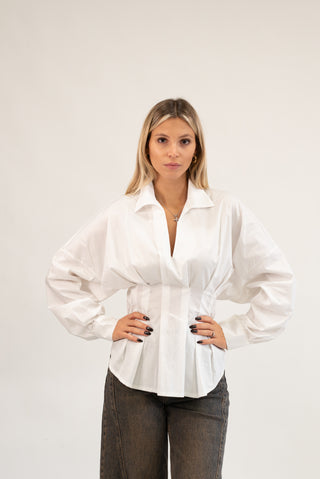 Camicia Fiocco bianco|Colore:Bianco